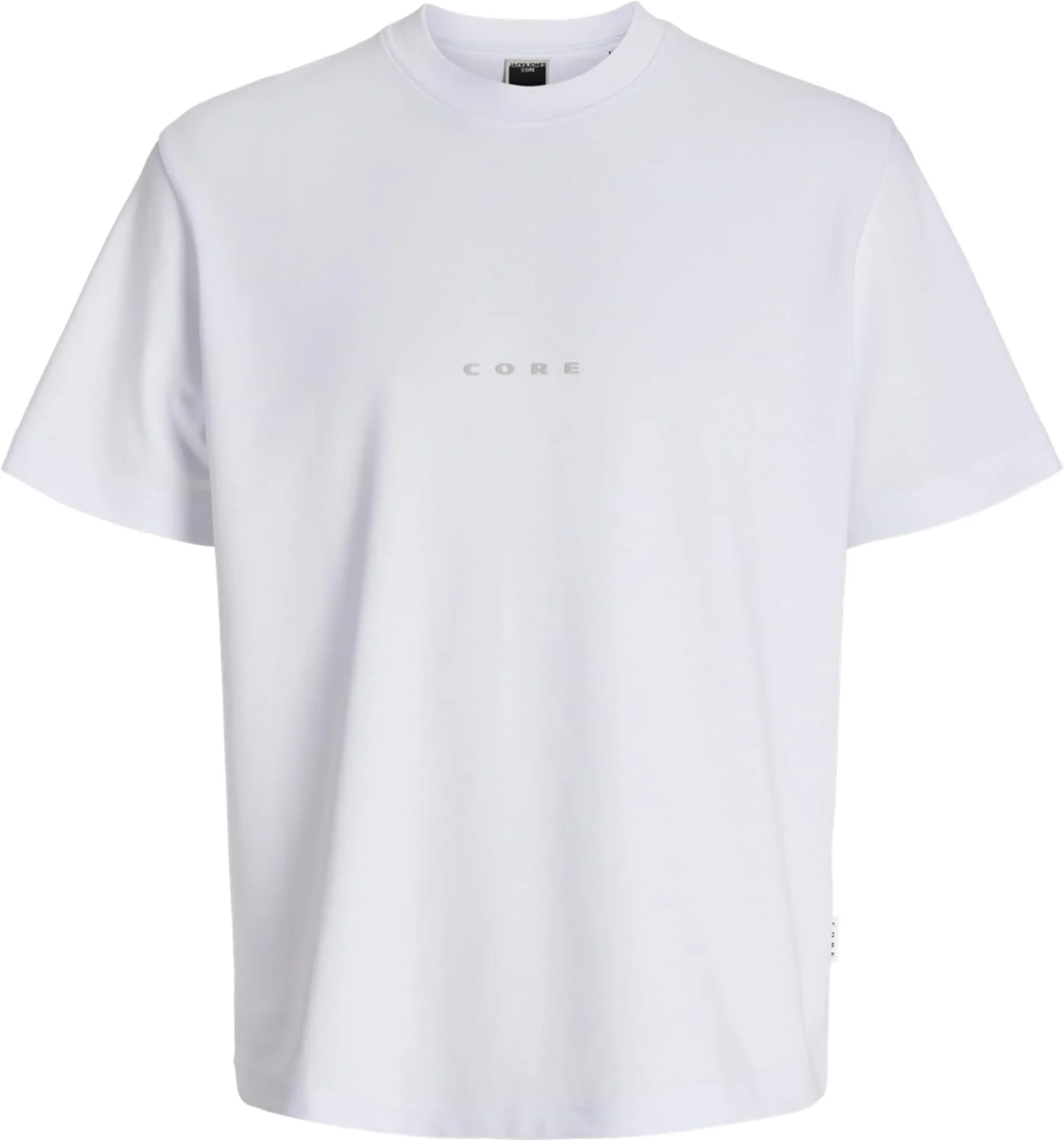 تی شرت یقه گرد مردانه جک اند جونز مدل Jcostance با طرح نوشته در پشت (تک عددی)