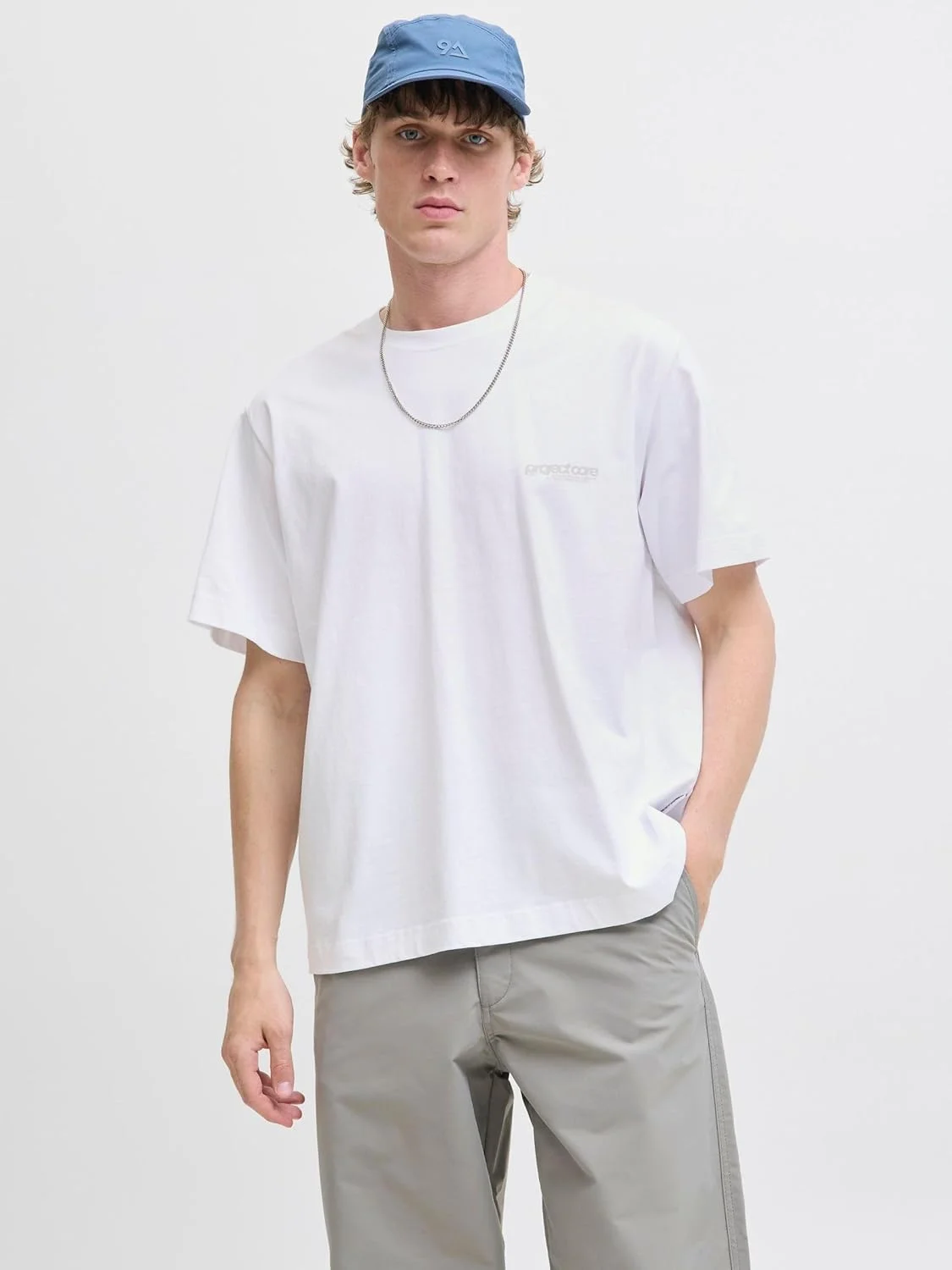 تی‌شرت مردانه جک اند جونز با طرح چاپی پشت