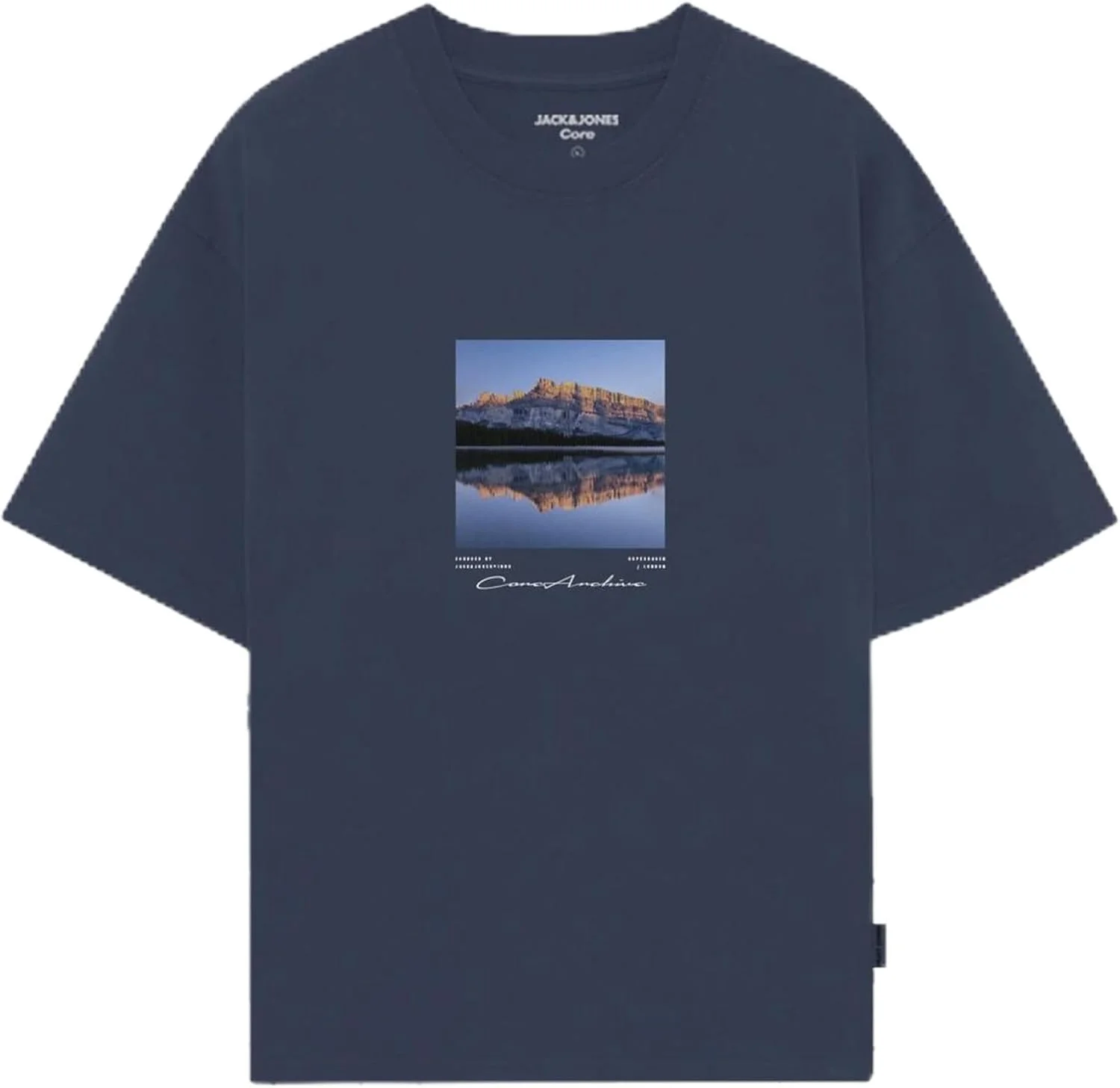 تی‌شرت مردانه جک اند جونز مدل Jcopoint Photoprint یقه گرد آستین کوتاه (تک عددی)