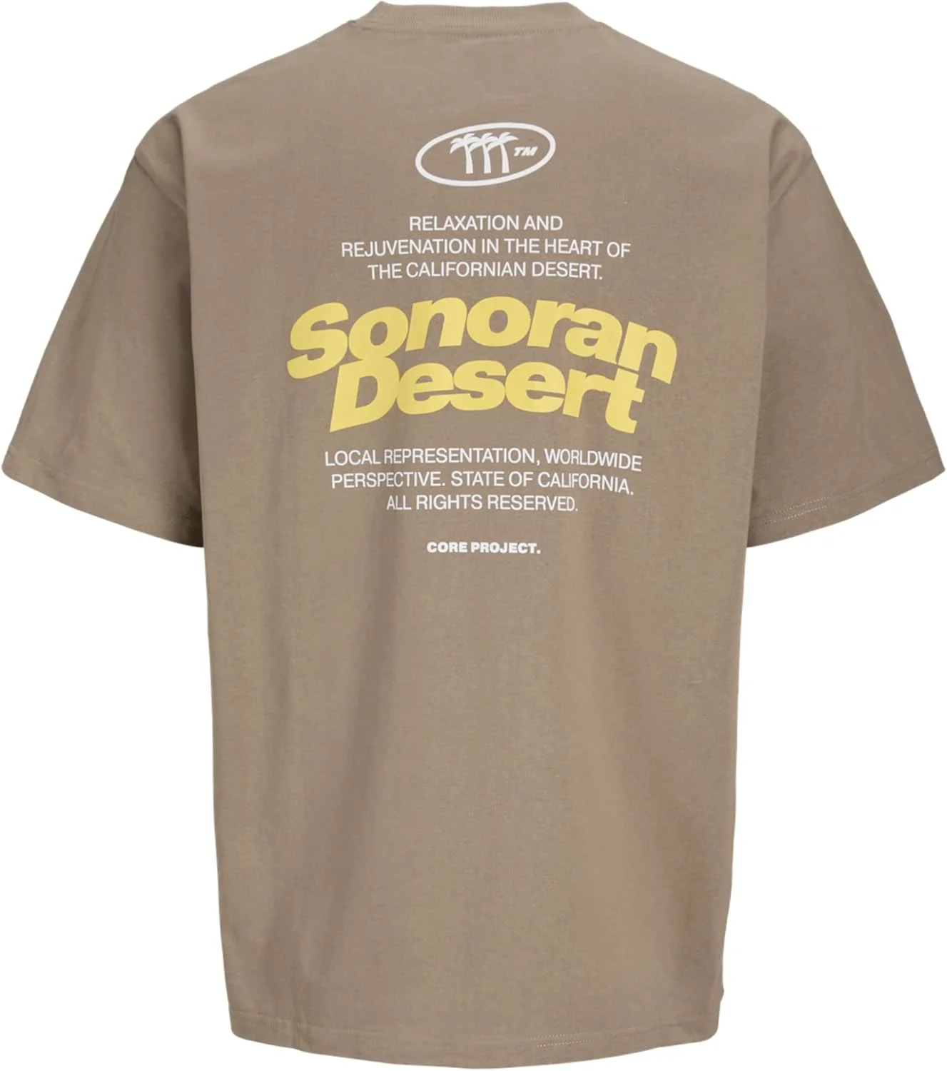 تی شرت مردانه جک اند جونز مدل Jcoretreat Typographic Tee Ss Crew Pls (بسته 1 عددی)