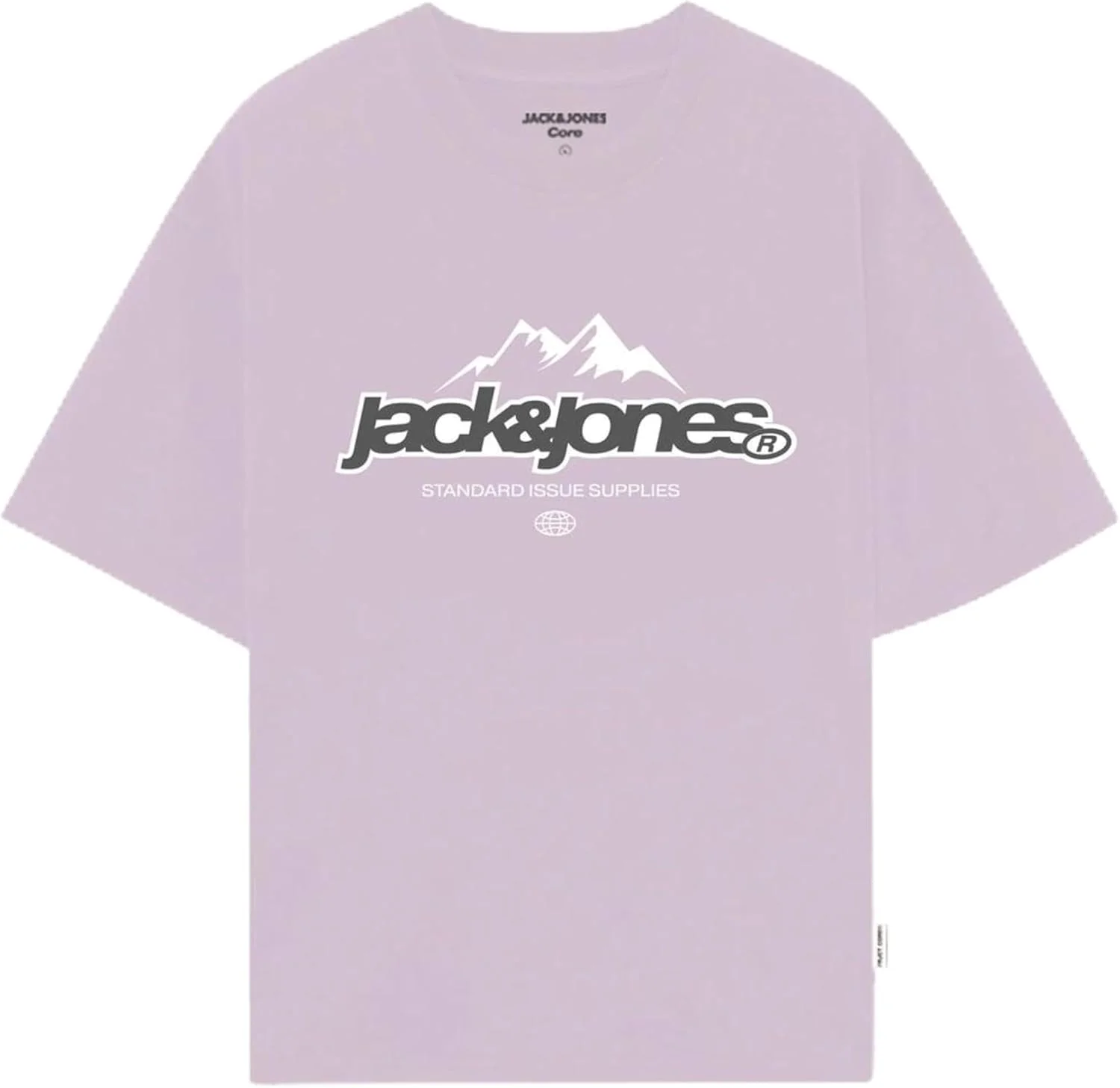 تی شرت آستین کوتاه یقه گرد مردانه جک اند جونز مدل Jcoflare Front Fst (بسته 1 عددی)