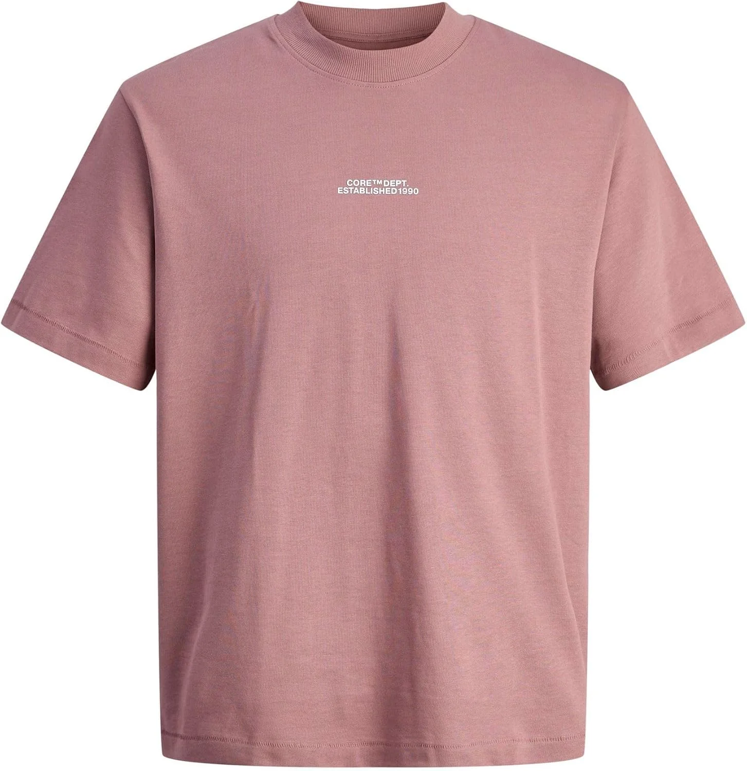 تی شرت یقه گرد مردانه جک اند جونز مدل Jcocover Script Back (تک عددی)