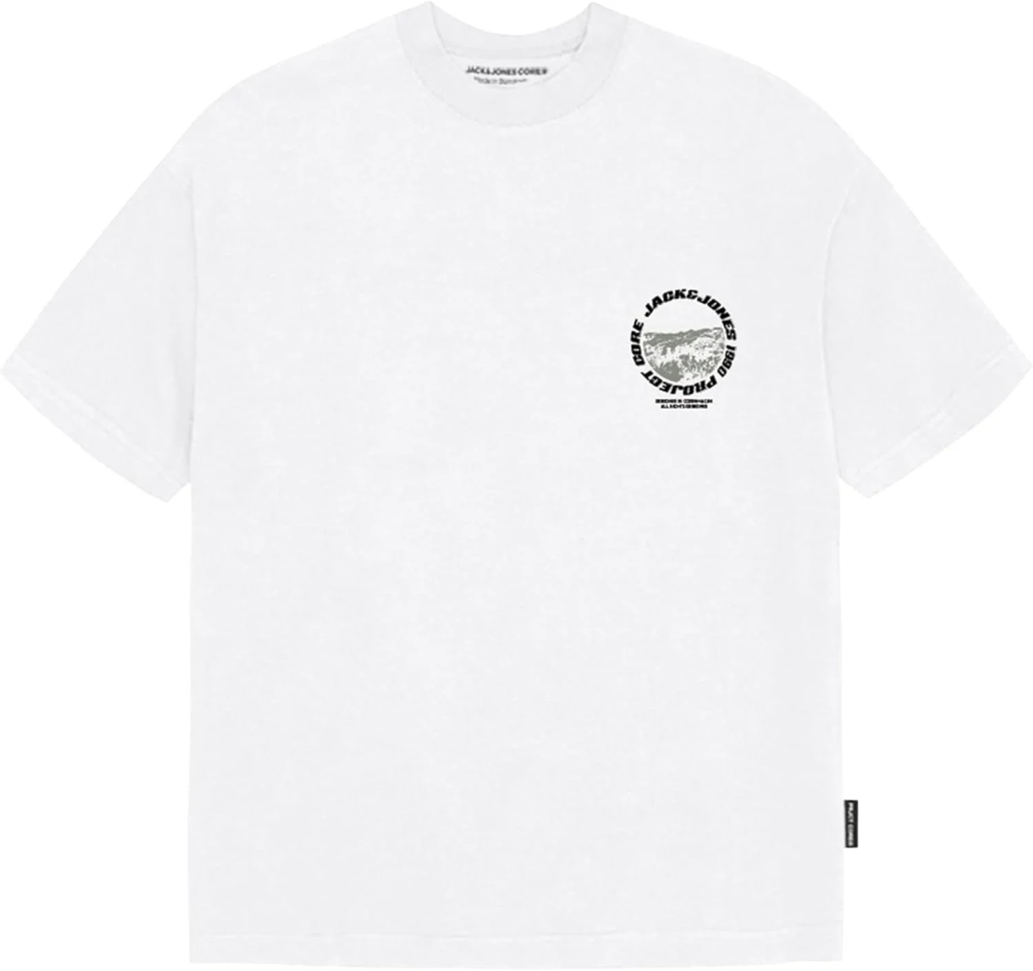 تی شرت مردانه جک اند جونز مدل JCOLIDO CHEST TEE SS CREW NECK 2PK MP