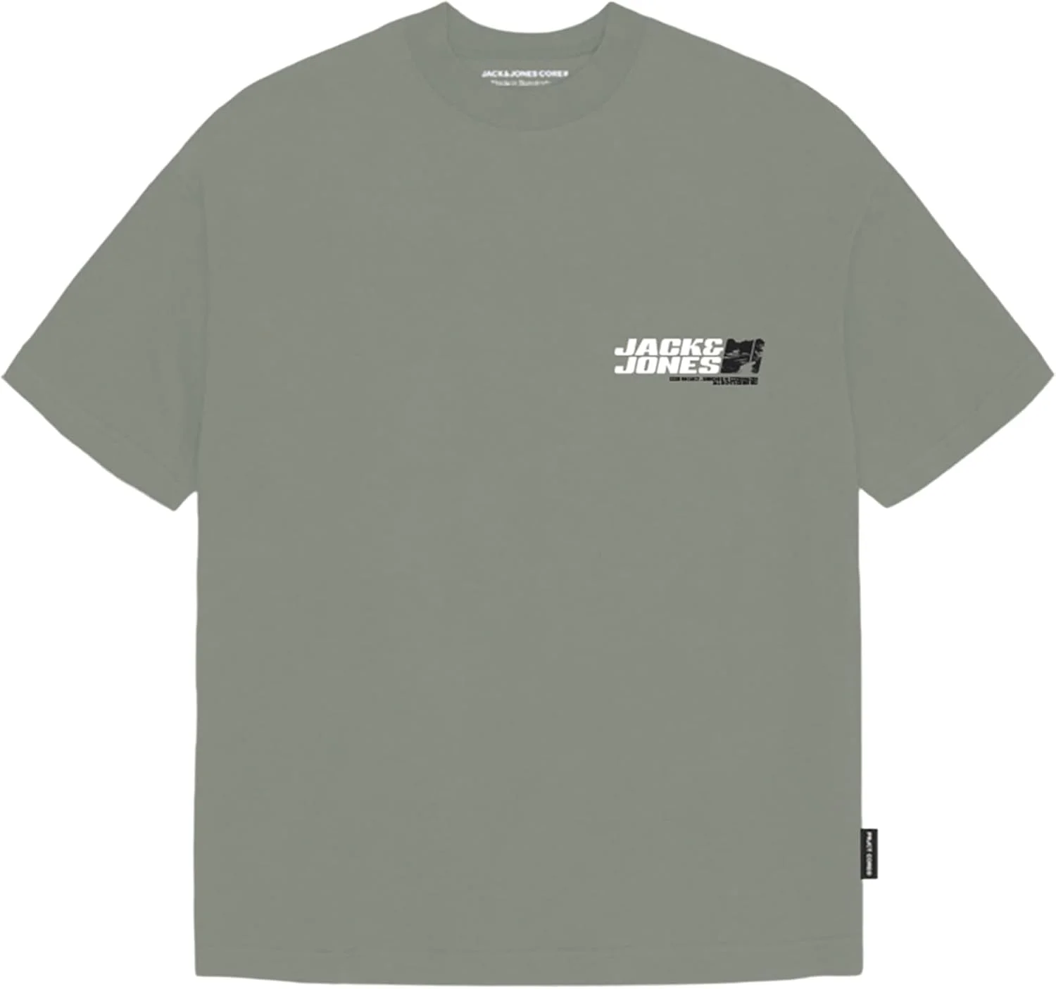 تی شرت مردانه جک اند جونز مدل JCOLIDO CHEST TEE SS CREW NECK 2PK MP