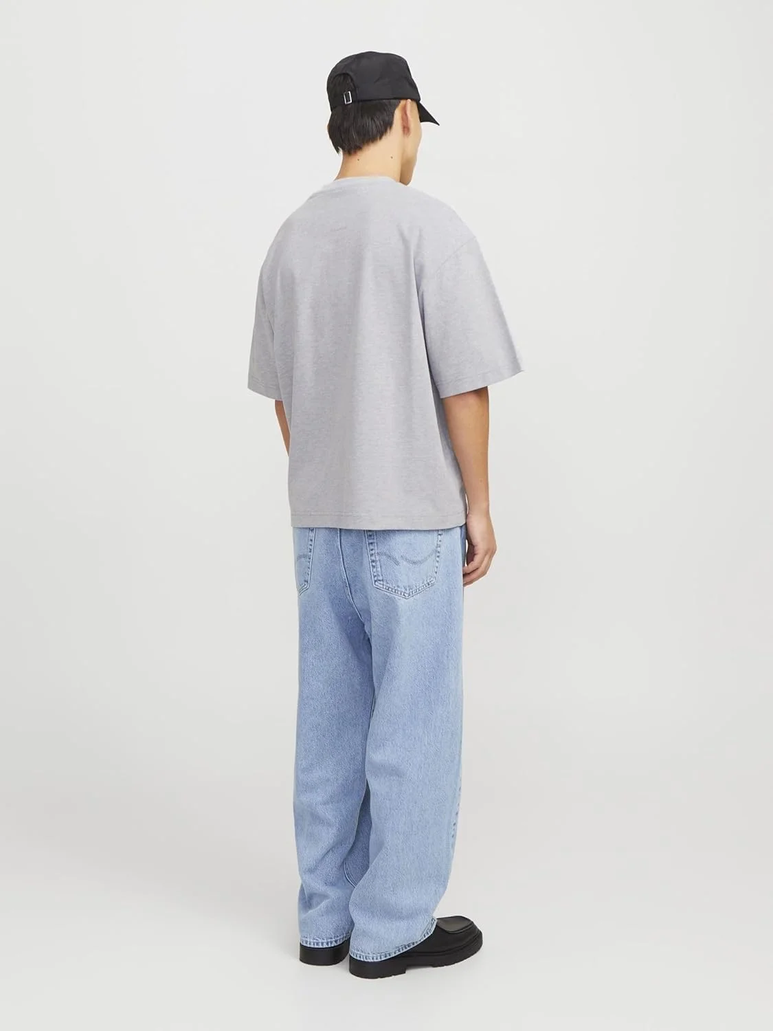 تی شرت یقه گرد آستین کوتاه مردانه جک اند جونز مدل Jcoblanks Heavytee