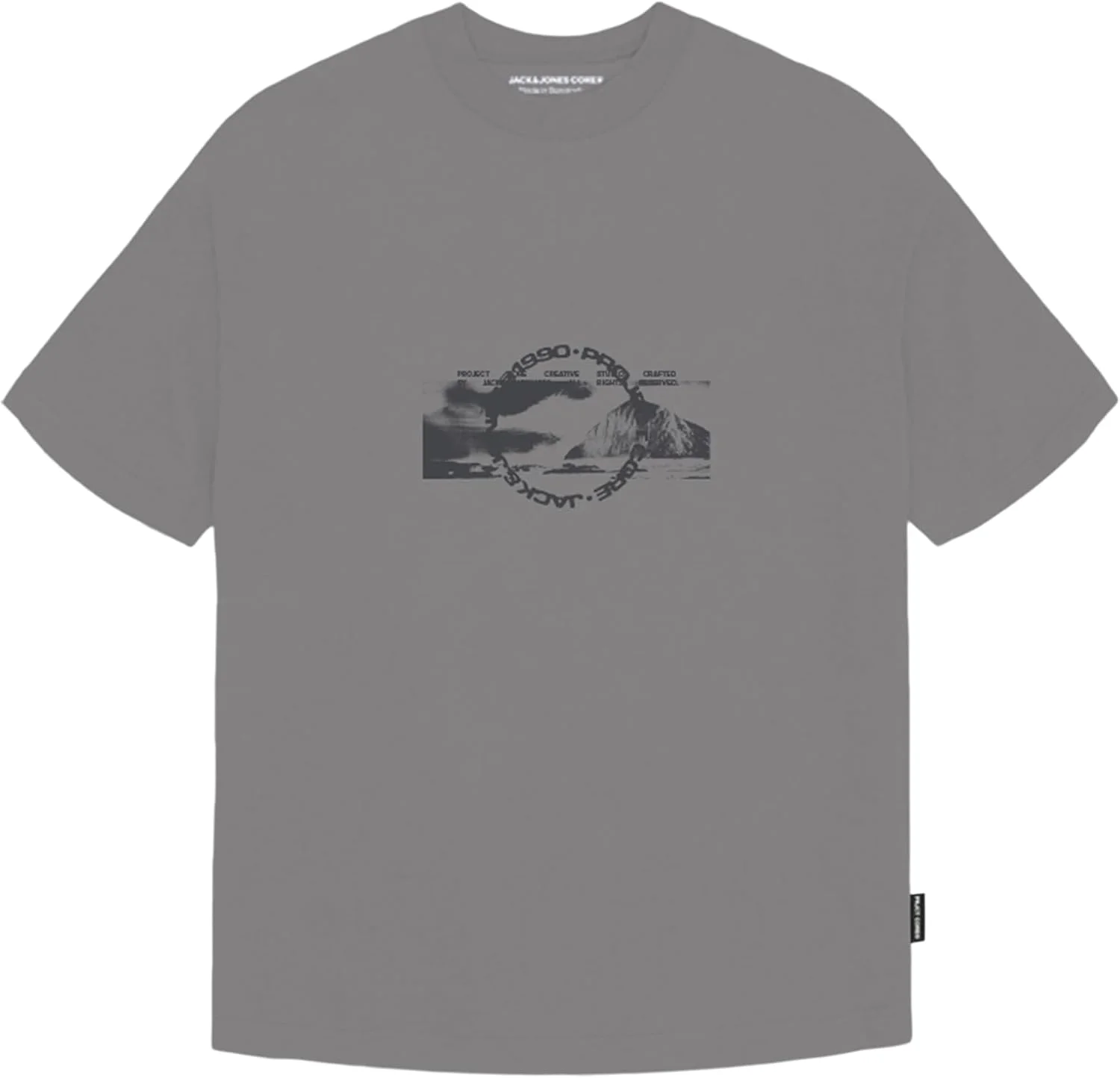 تی شرت مردانه جک اند جونز مدل JCOSAGO یقه گرد آستین کوتاه، بسته 3 عددی