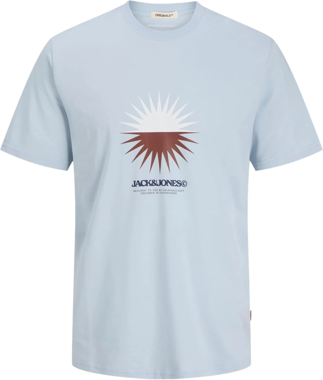 تی شرت مردانه جک اند جونز مدل JORTAVIRA BRANDING TEE SS CN 3PK MP