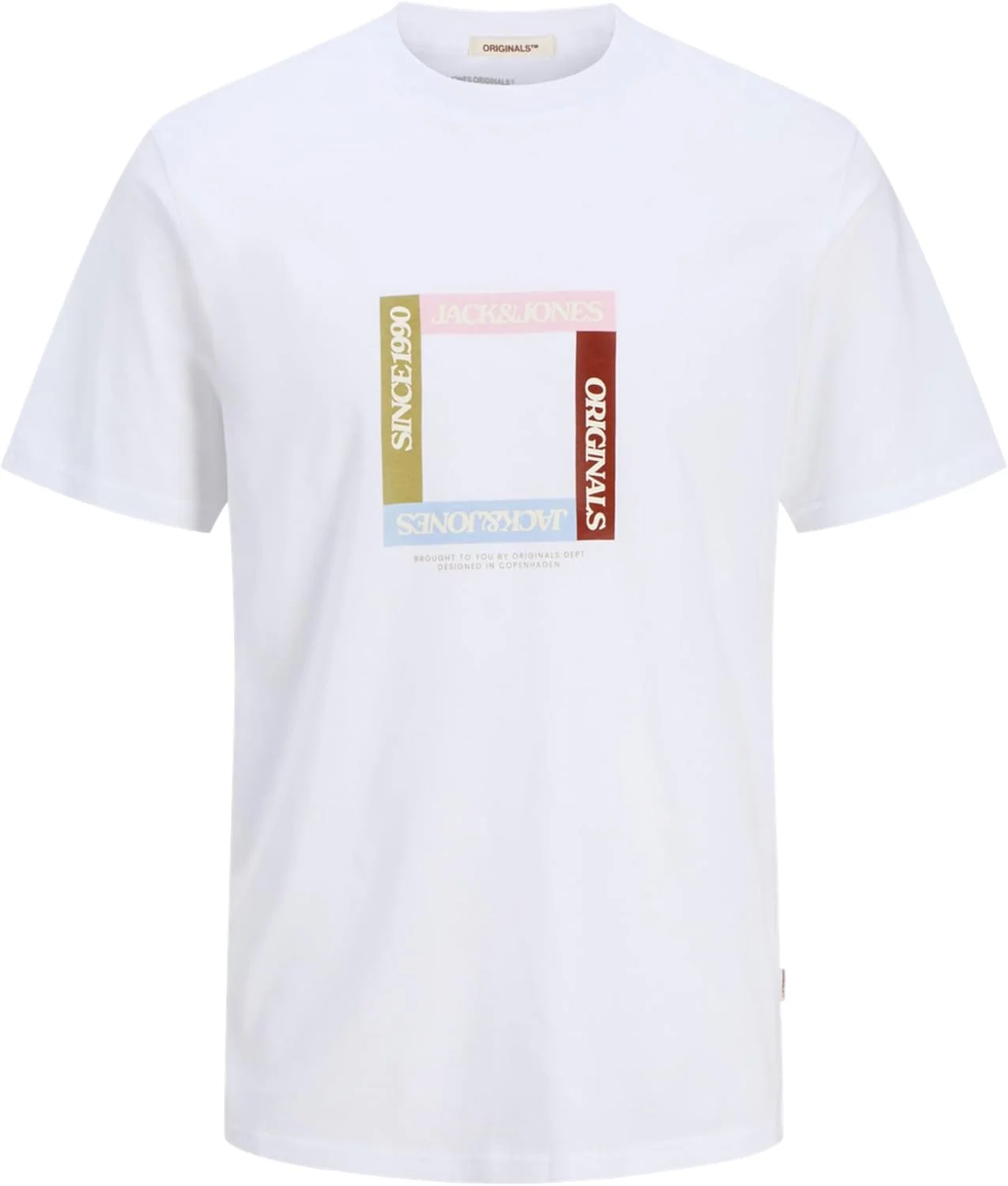 تی شرت مردانه جک اند جونز مدل JORTAVIRA BRANDING TEE SS CN 3PK MP (بسته 3 عددی)