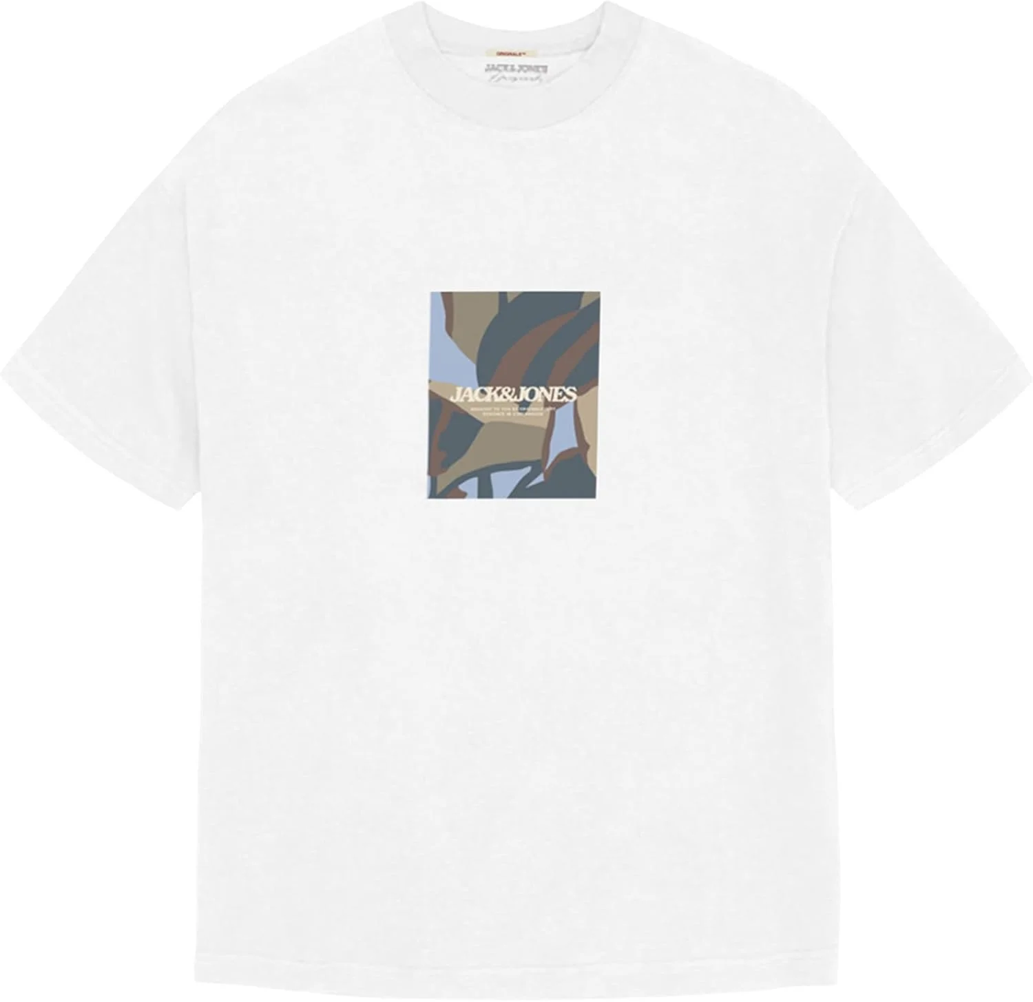 تی‌شرت مردانه جک اند جونز مدل JORTAVIRA AOP TEE SS CN FST 3PK MP