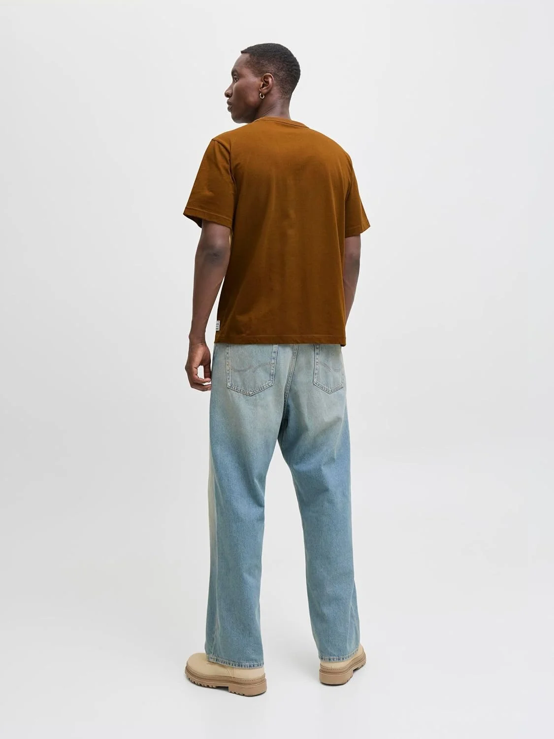 تی شرت مردانه جک اند جونز مدل JJEDOVER TEE SS CREW NECK NOOS