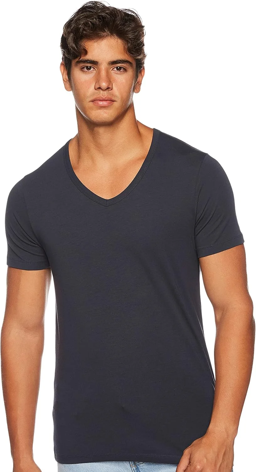 تی شرت مردانه جک اند جونز مدل Jje Basic V-Neck آستین کوتاه
