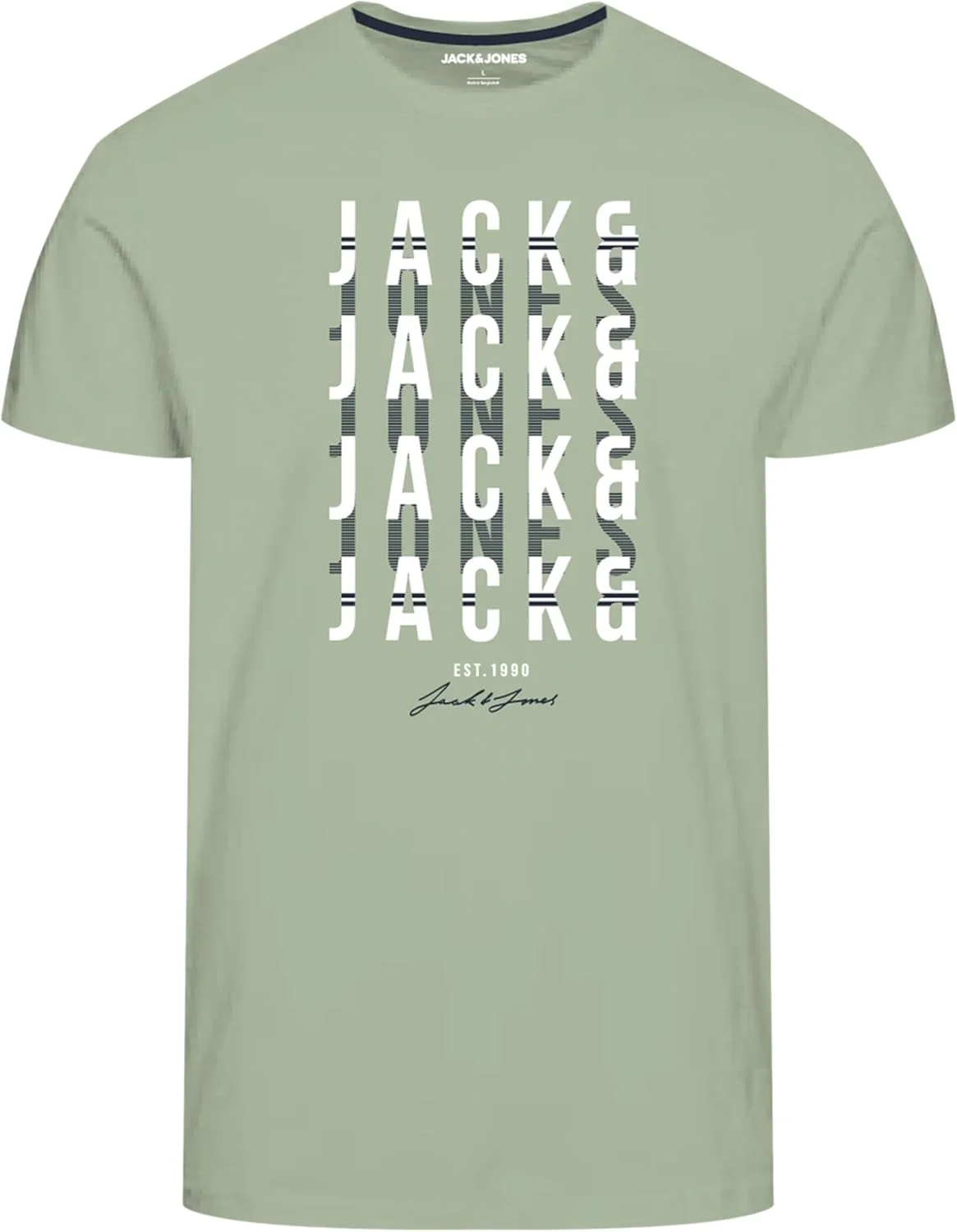 تی شرت مردانه جک اند جونز مدل JJDELVIN TEE SS CREW NECK 4PK MP