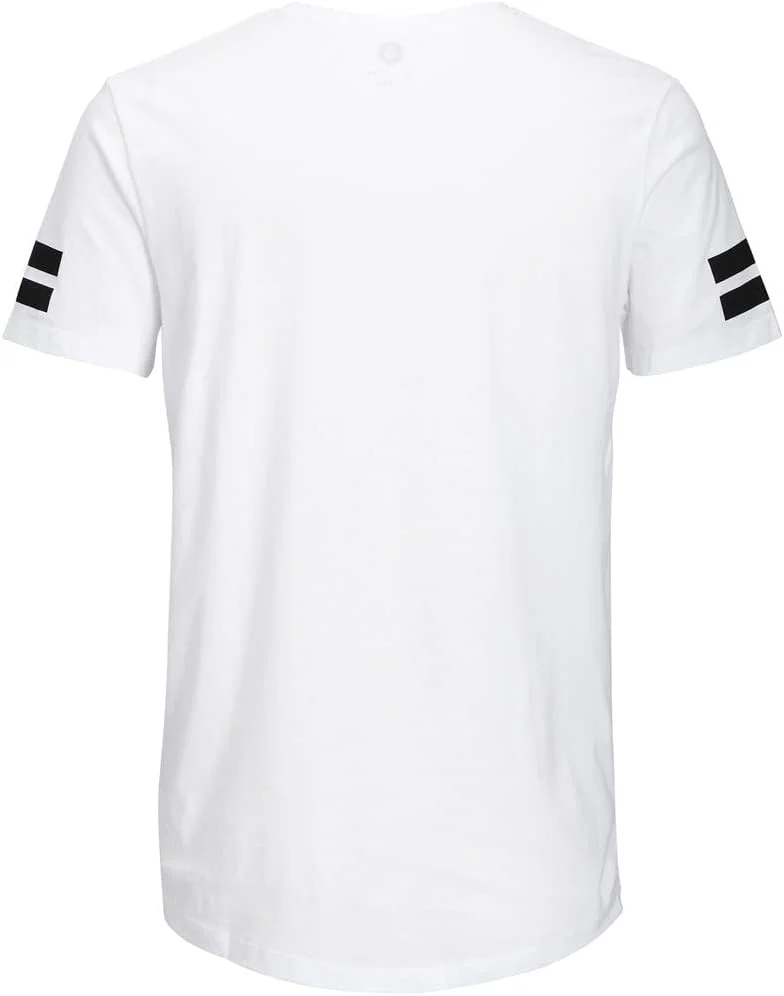 تی شرت یقه گرد ساده مردانه جک اند جونز (تک عددی)