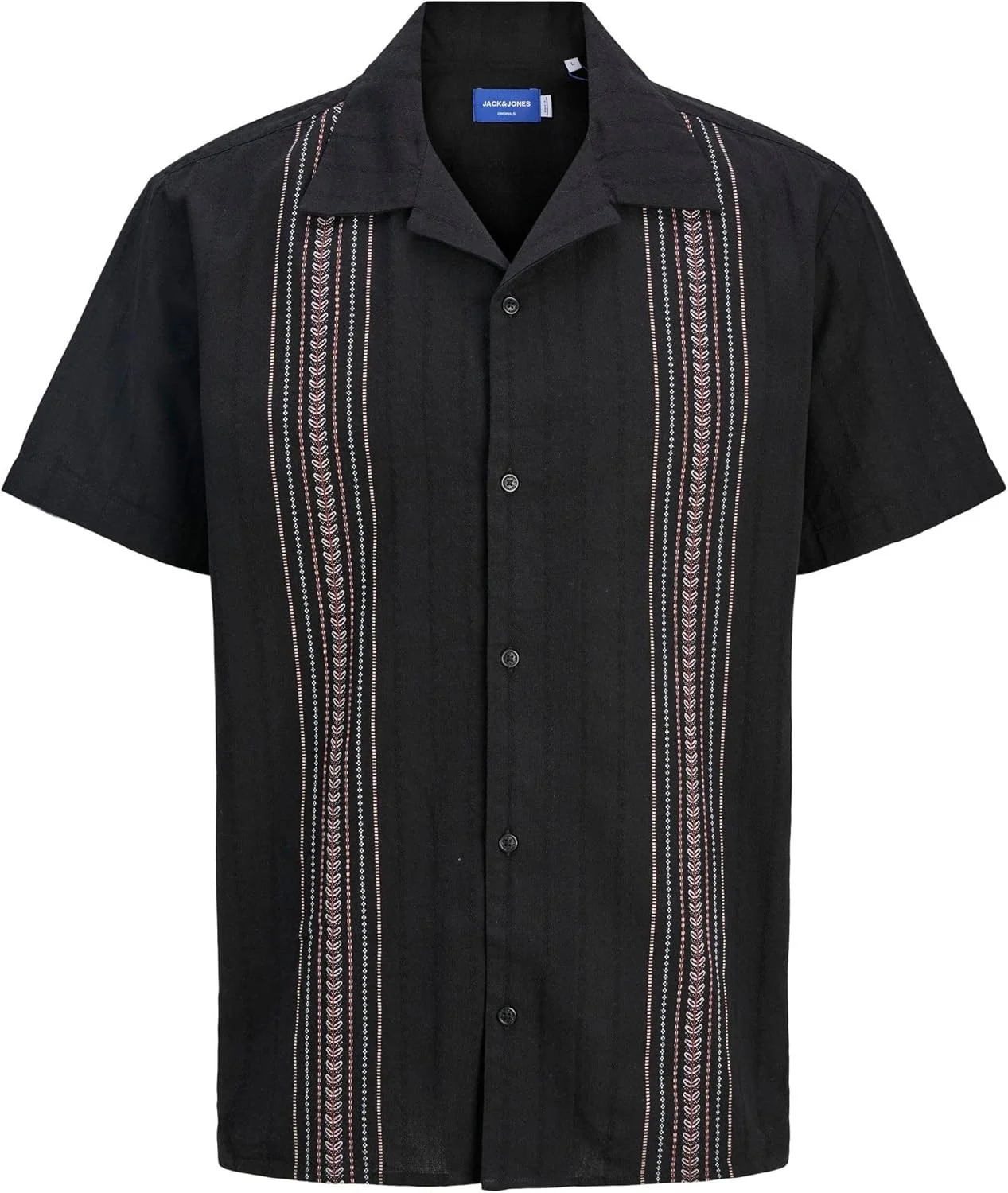 پیراهن مردانه جک اند جونز مدل Jortavira Emb Shirt Ss (تک عددی)