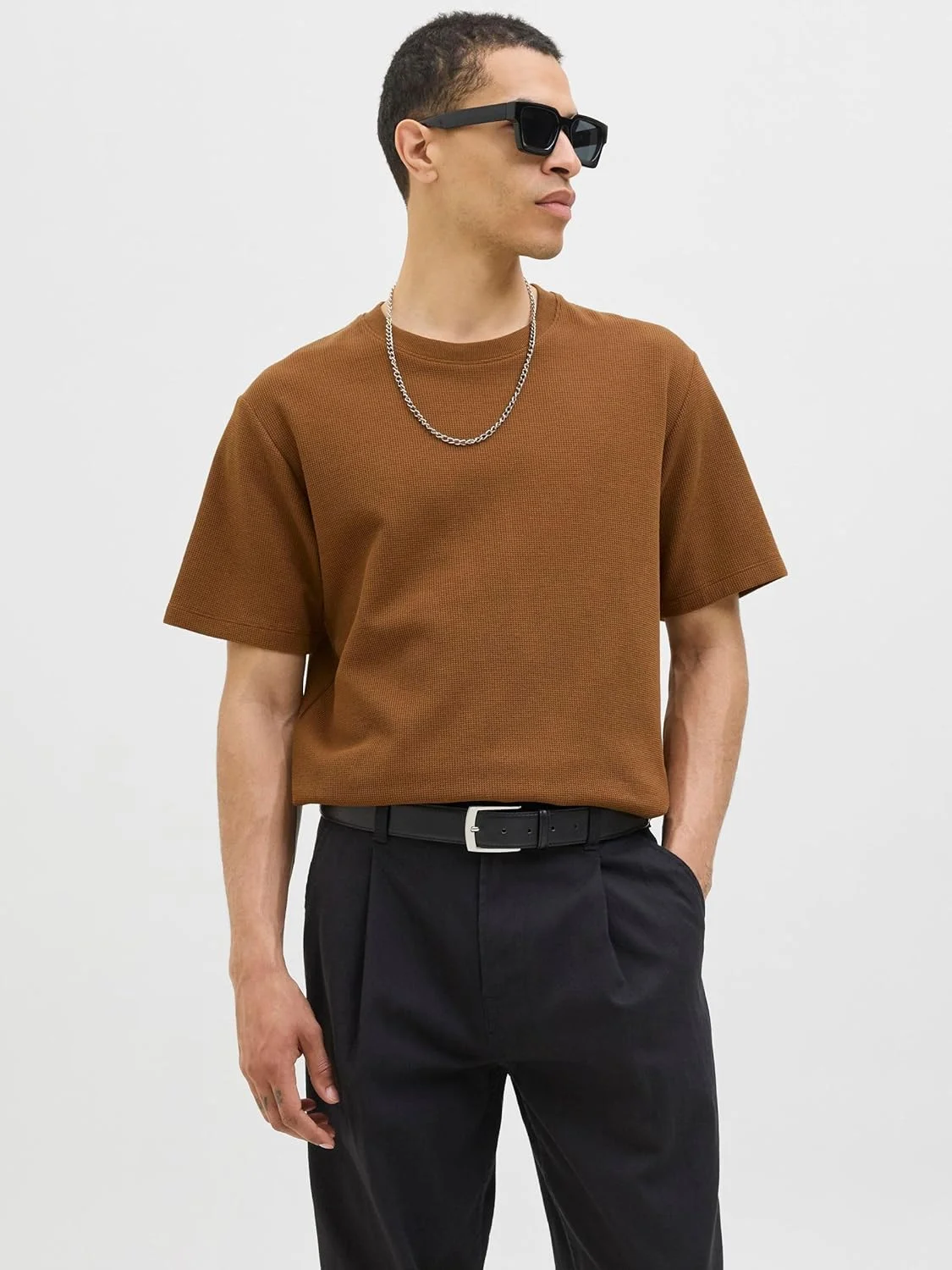 تی شرت مردانه جک اند جونز مدل JJEAUSTIN TEE SS NOOS