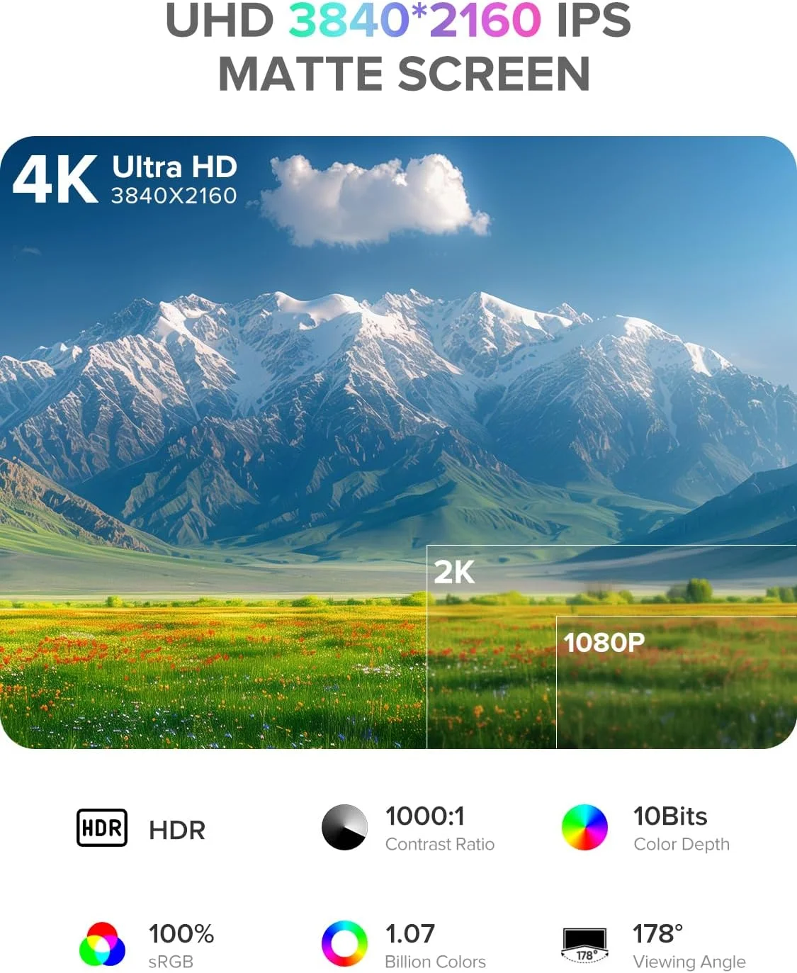 مانیتور قابل حمل 18.4 اینچی 4K UHD، نمایشگر IPS HDR، رنگ 10 بیتی، قابلیت نصب VESA، پورت های USB-C و Mini HDMI، دارای روکش چرمی، ایده آل برای مسافرت، بازی و استفاده اداری مانیتور قابل حمل 18.4 اینچی 4K UHD، نمایشگر IPS HDR، رنگ 10 بیتی، قابلیت نصب VESA، پورت های USB-C و Mini HDMI، دارای روکش چرمی، ایده آل برای مسافرت، بازی و استفاده اداری