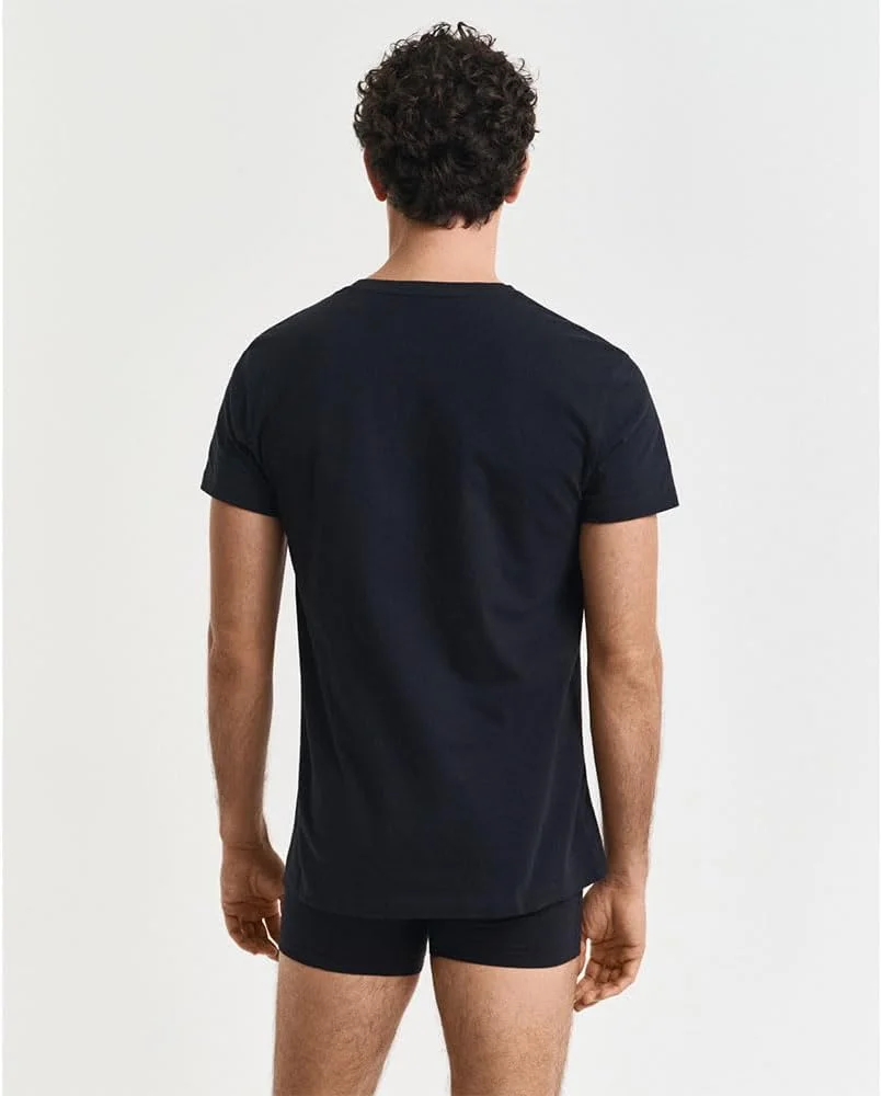 تی شرت آستین کوتاه مردانه یقه هفت GANT، بسته 2 عددی تی شرت آستین کوتاه مردانه یقه هفت GANT، بسته 2 عددی