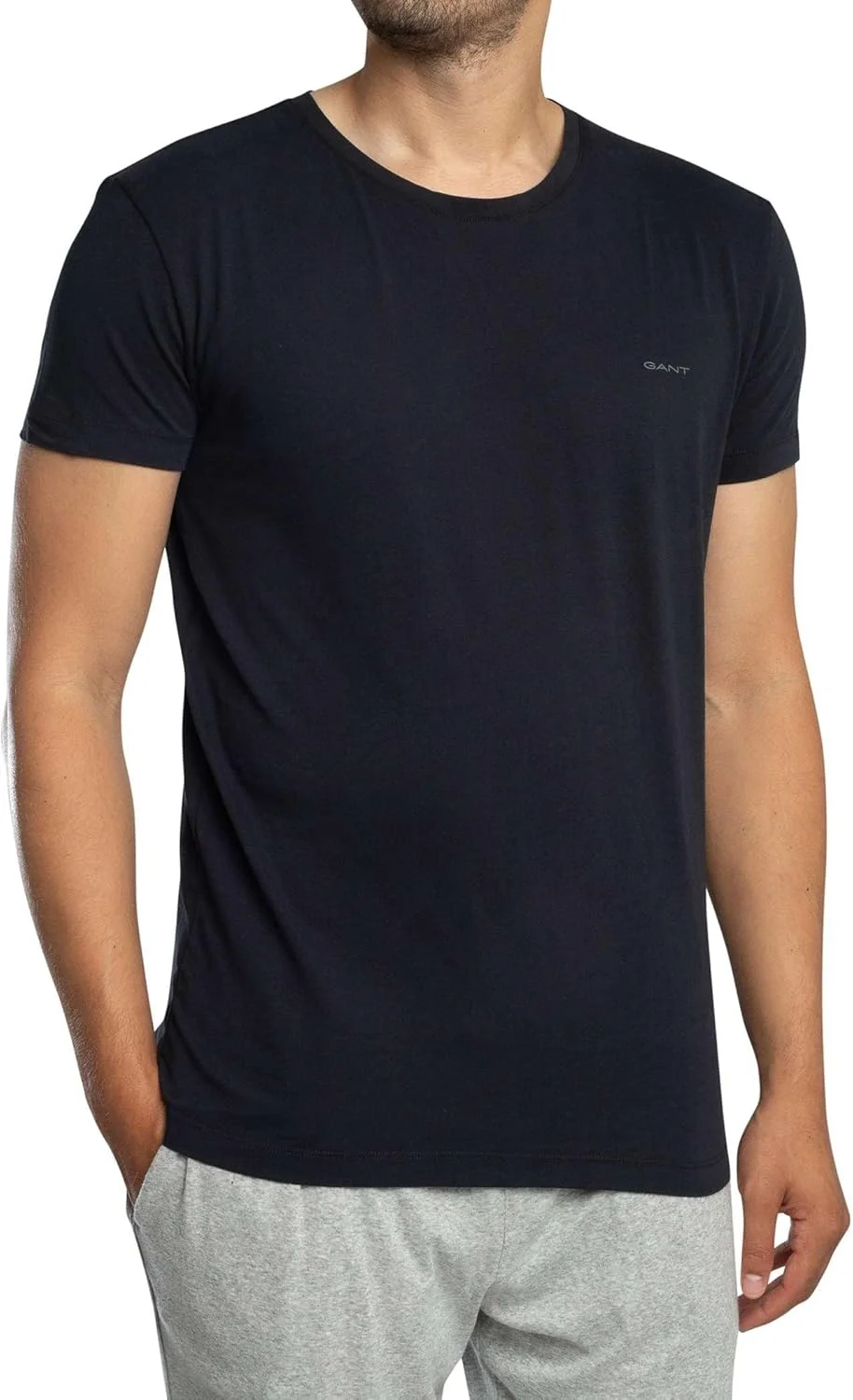 تی شرت یقه گرد مردانه GANT، بسته 2 عددی لباس زیر تی شرت یقه گرد مردانه GANT، بسته 2 عددی لباس زیر