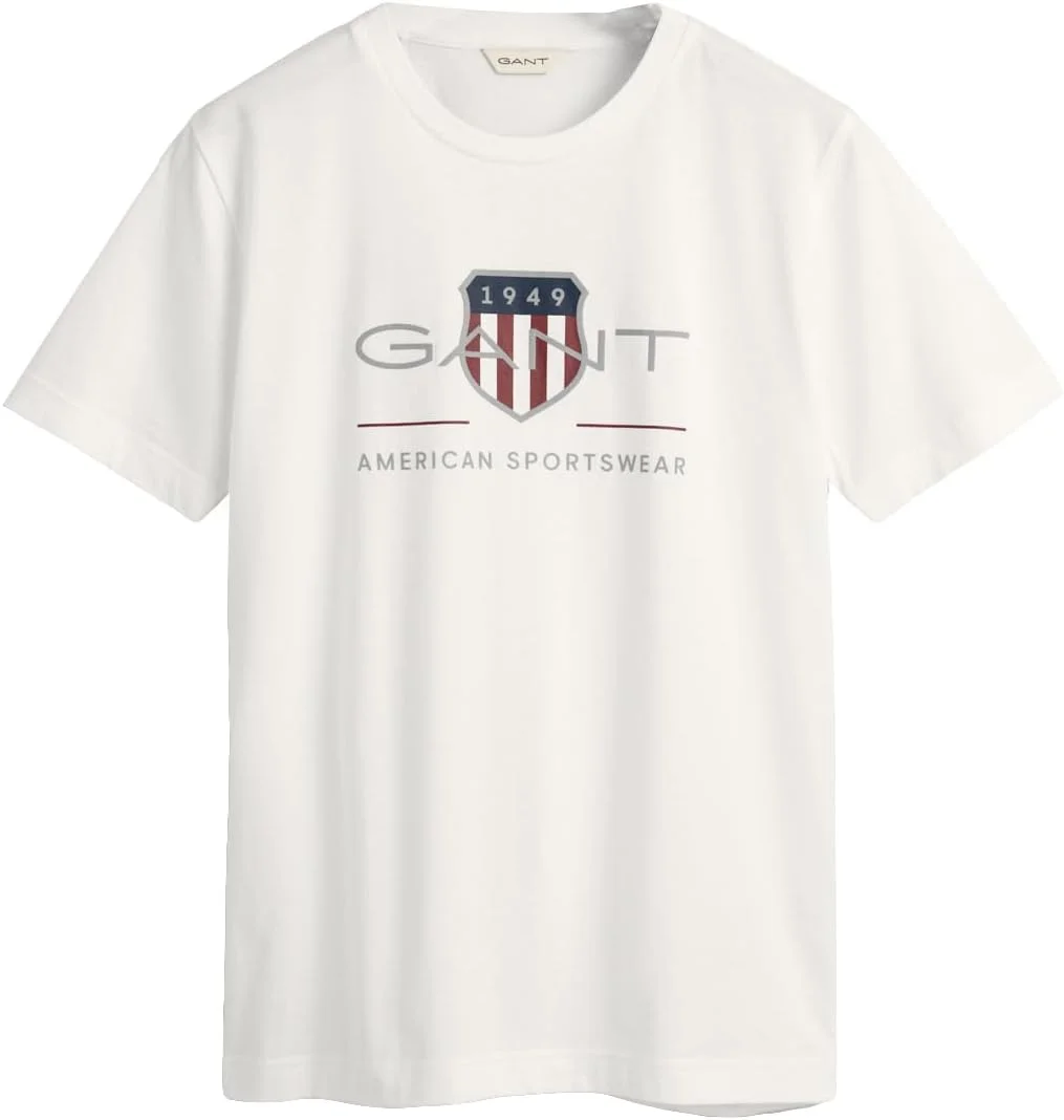 تی شرت آستین کوتاه سپر آرشیو GANT унисекс