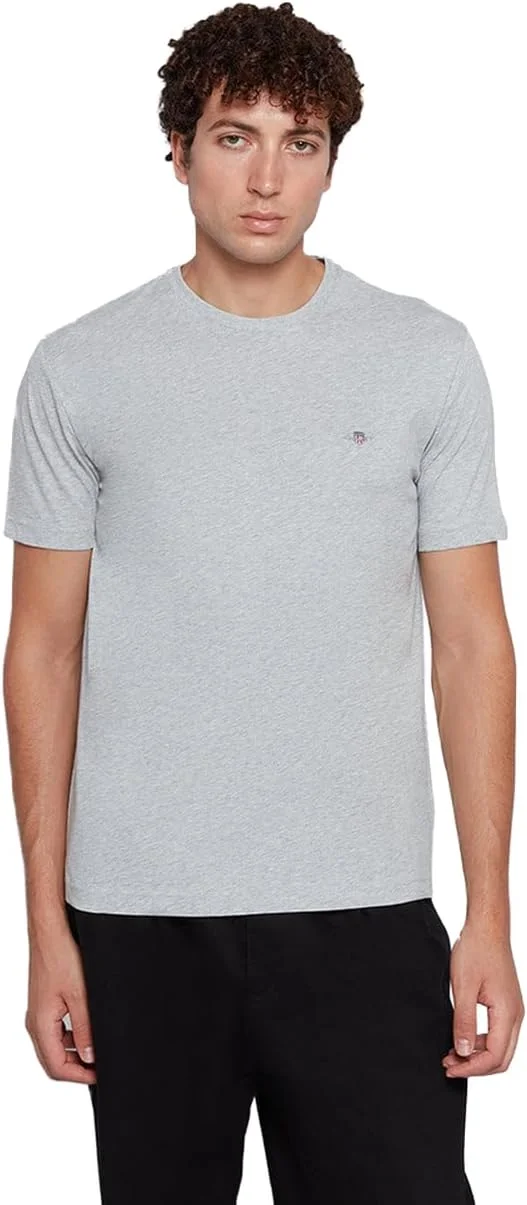 تی شرت آستین کوتاه مردانه GANT با لوگوی سپر