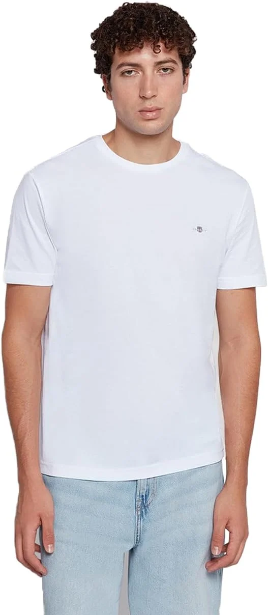 تی شرت آستین کوتاه مردانه GANT با لوگوی سپر