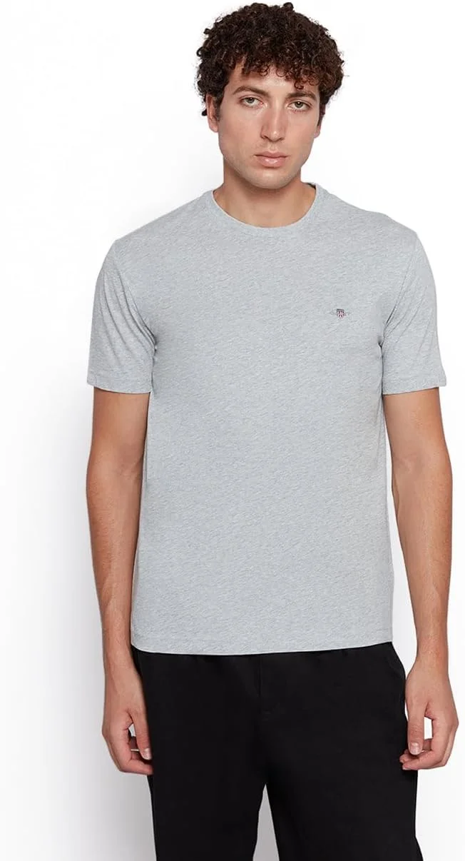 تی شرت آستین کوتاه مردانه GANT با لوگوی سپر