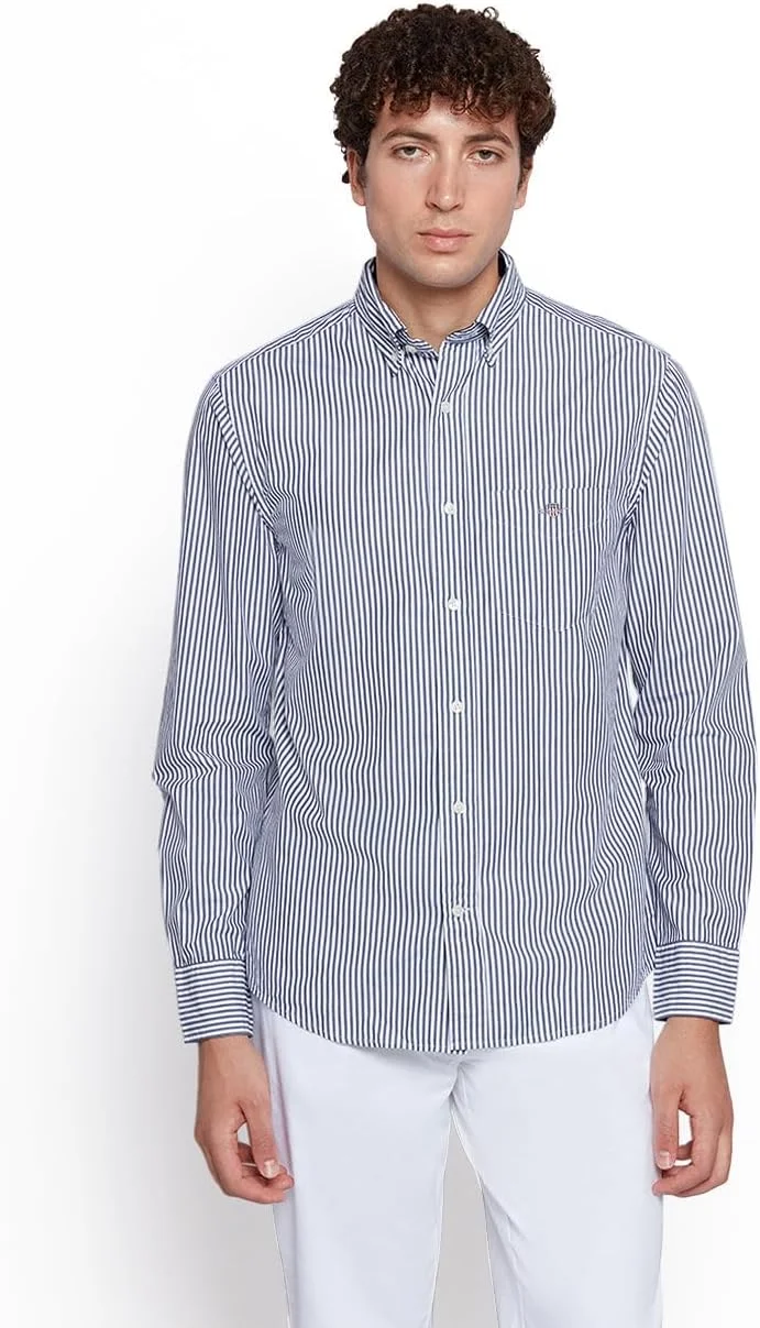 پیراهن مردانه راه راه GANT با فیت معمولی