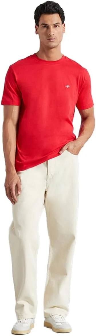 تی شرت لوگو سپر Gant - 2013026-Gan_620-Gan-Red