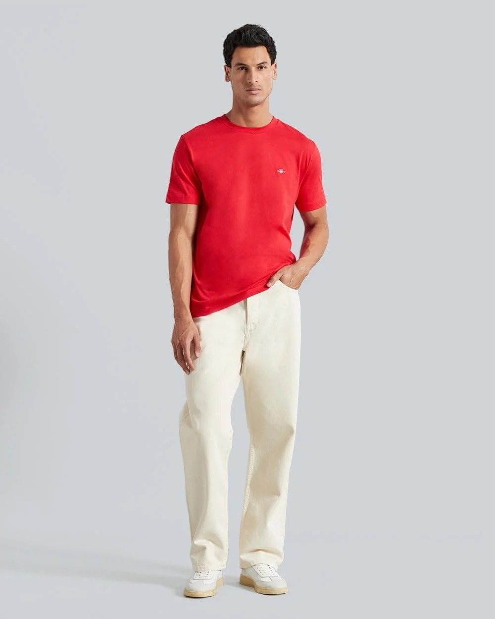 تی شرت لوگو سپر Gant - 2013026-Gan_620-Gan-Red