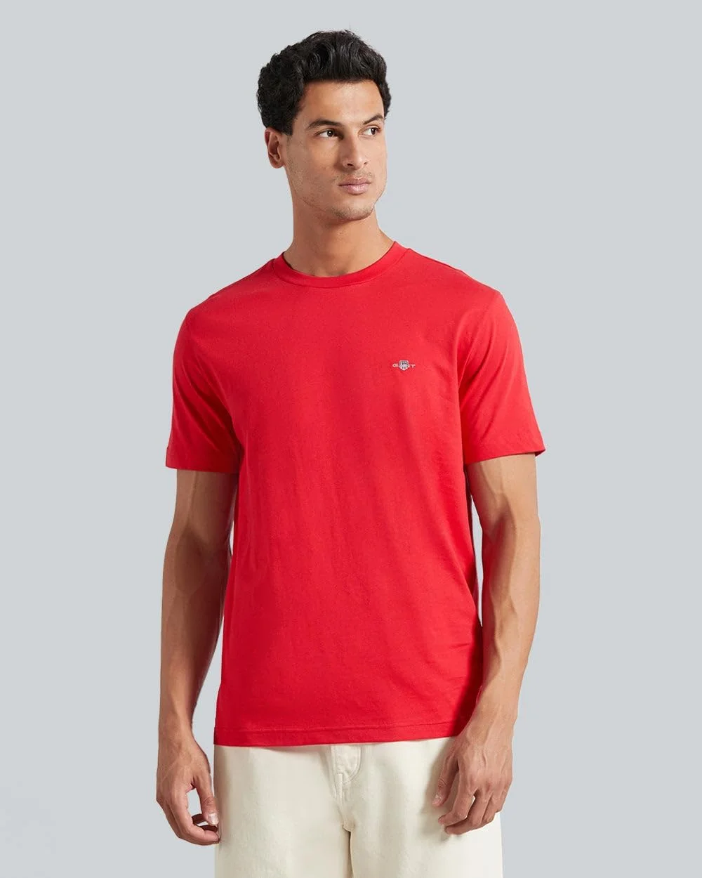 تی شرت لوگو سپر Gant - 2013026-Gan_620-Gan-Red