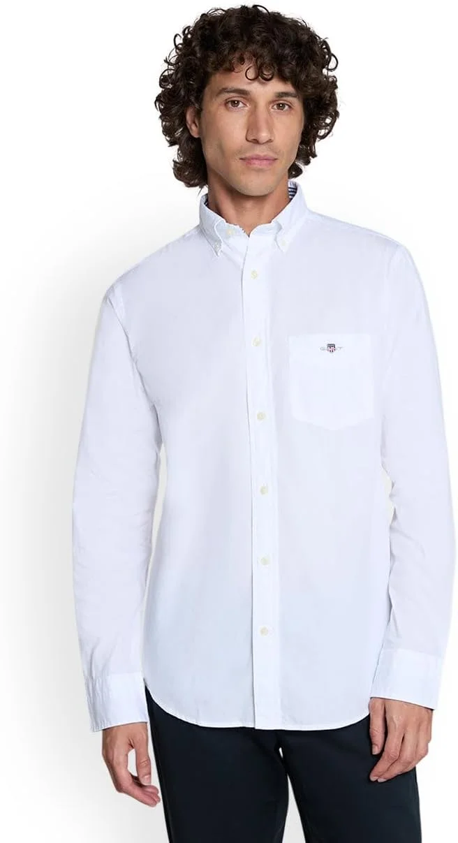 پیراهن مردانه GANT با یقه دکمه دار