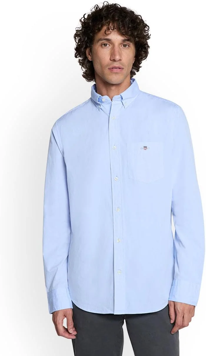 پیراهن مردانه نخی پاپلین معمولی GANT برای استفاده روزمره