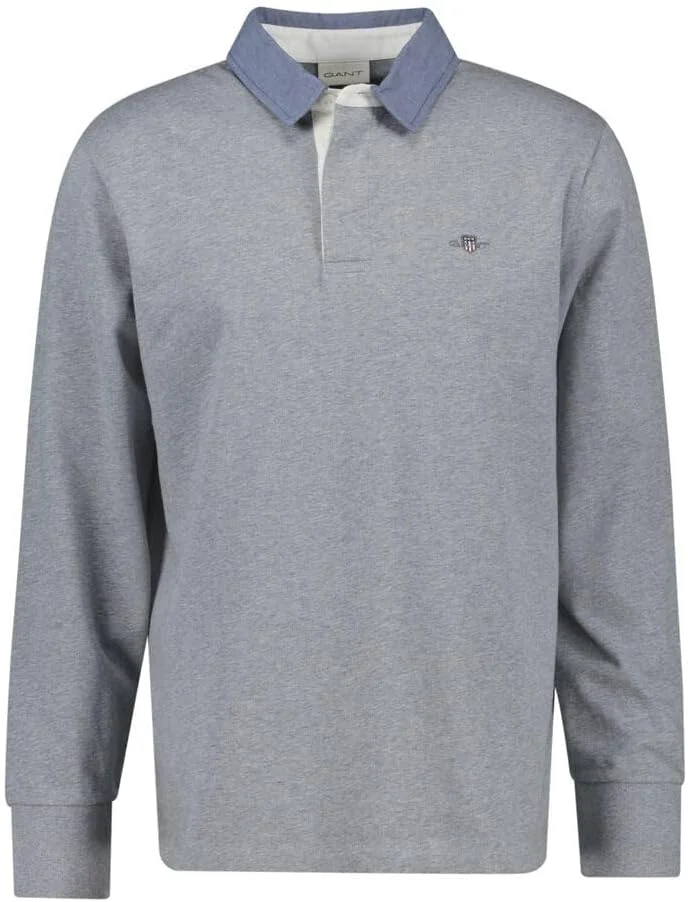 تی شرت مردانه GANT مدل Reg Chambray Heavy Rugger