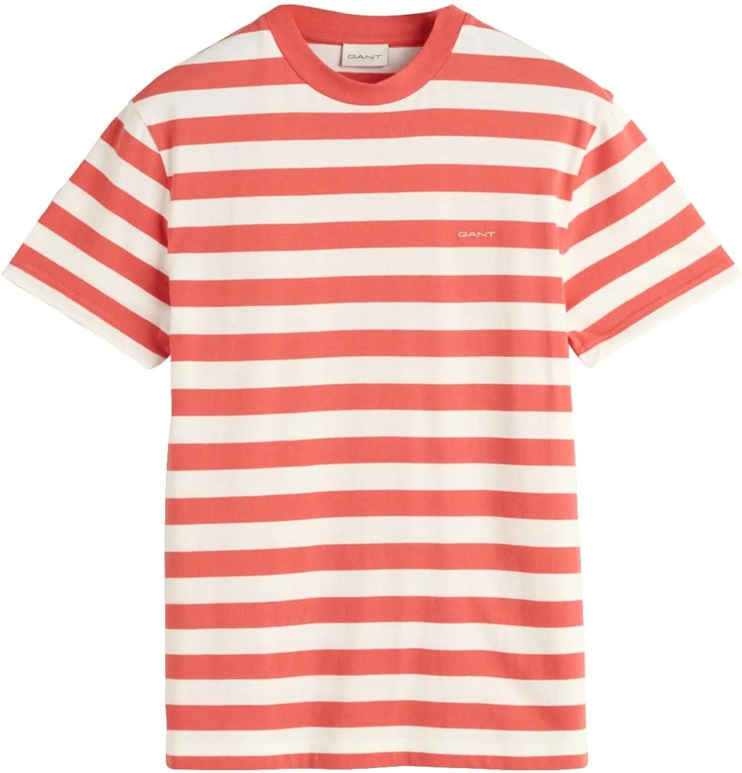 تی شرت مردانه راه راه چند رنگ GANT