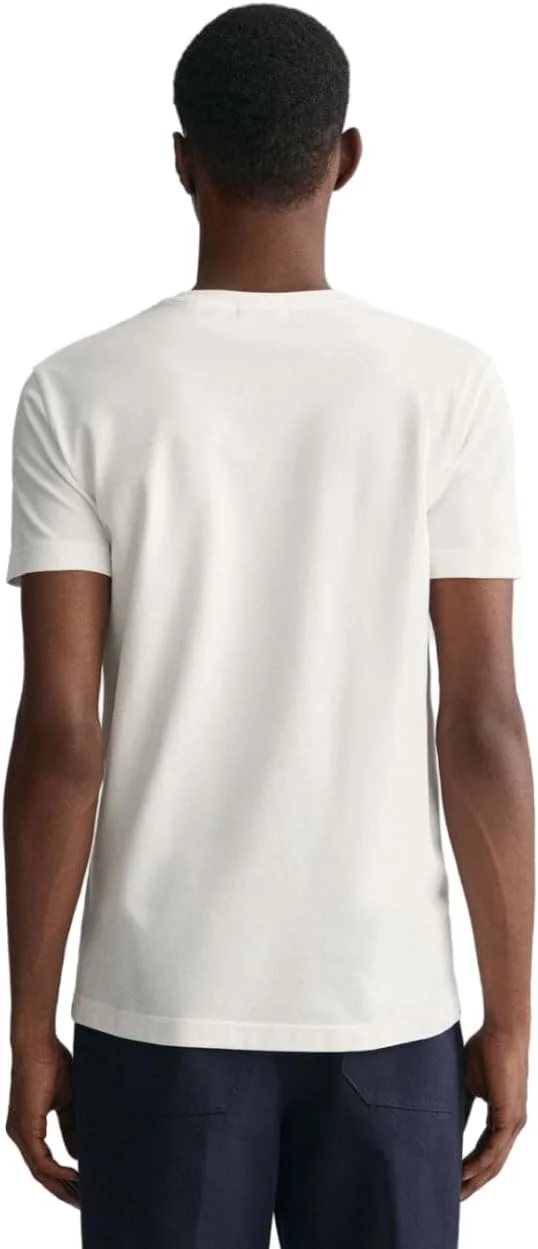 تی شرت آستین کوتاه مردانه اسلیم پیiqué GANT