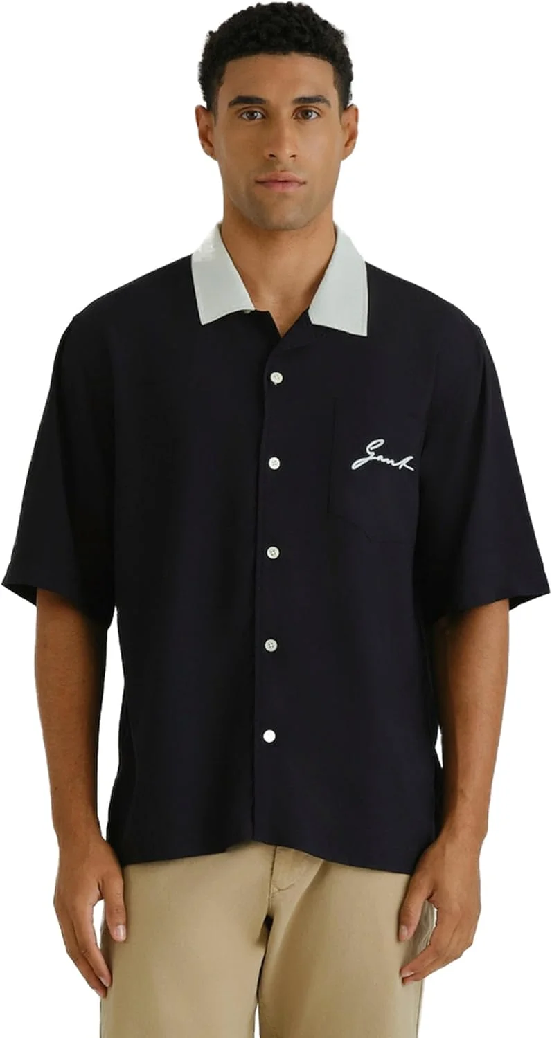 پیراهن مشکی ویسکوز مردانه از کالکشن رمضان GANT