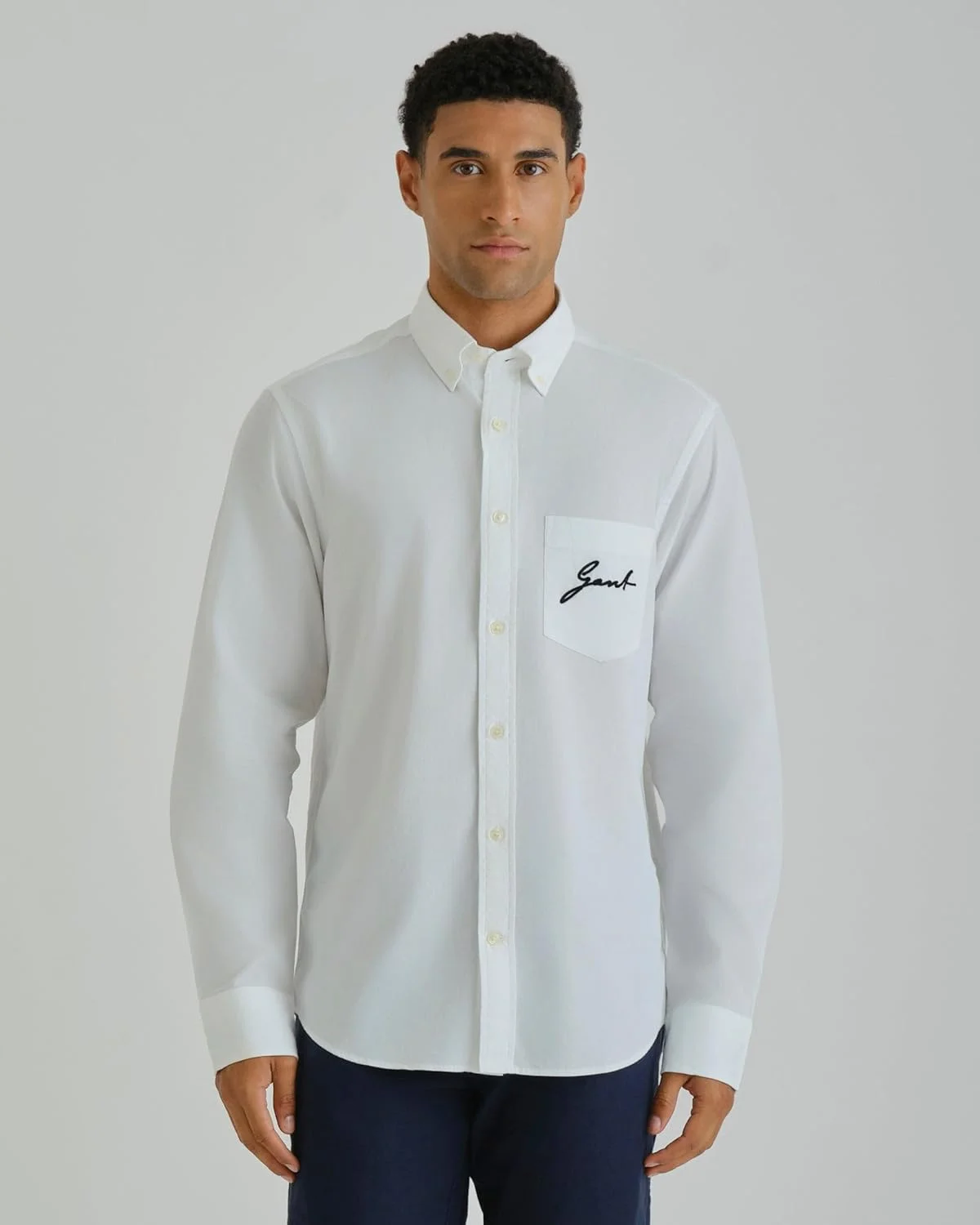 پیراهن گرافیکی سفید مردانه GANT - مجموعه رمضان