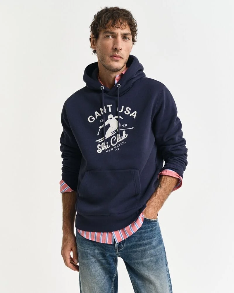 هودی گرافیکی مردانه GANT