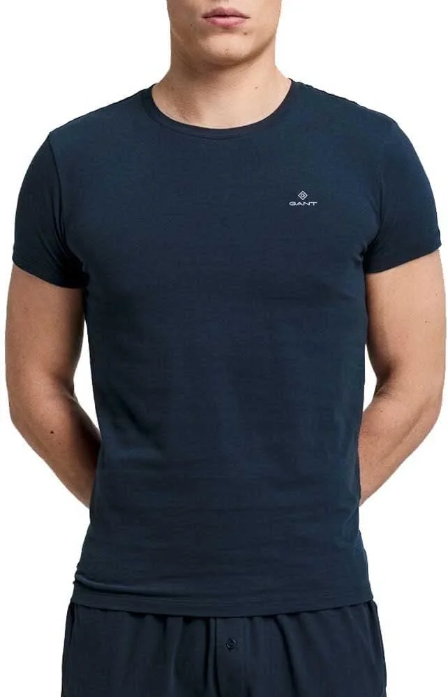 تی شرت یقه گرد مردانه GANT مدل 900002008-5 بسته 2 عددی