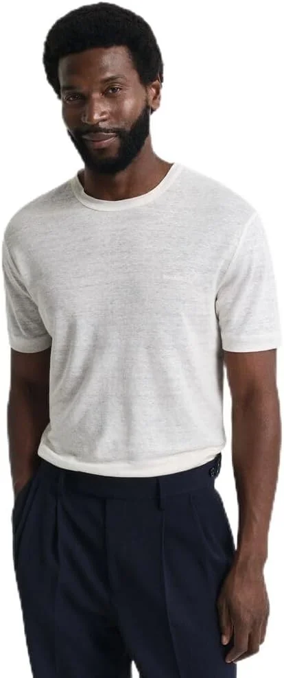 تی شرت مردانه کتان مدل 2003318-130 GANT