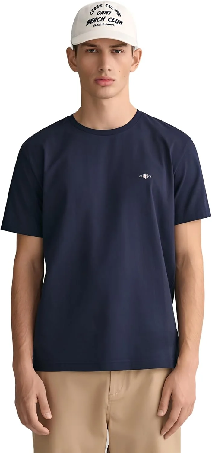 تی شرت مردانه یقه گرد مدل 2003184-433 از GANT