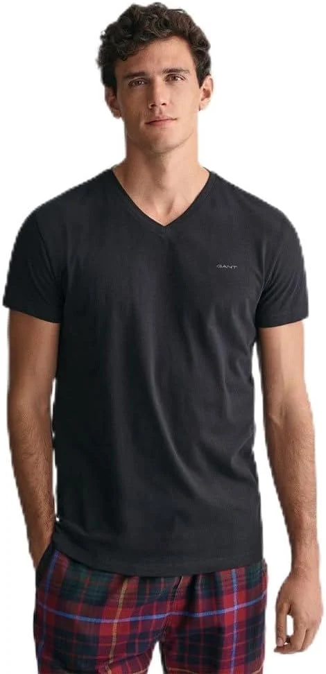 تی شرت های یقه هفت مردانه GANT، بسته 2 عددی