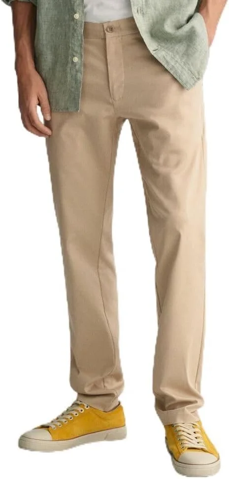 شلوار کتان اسپرت اسلیم فیت مردانه