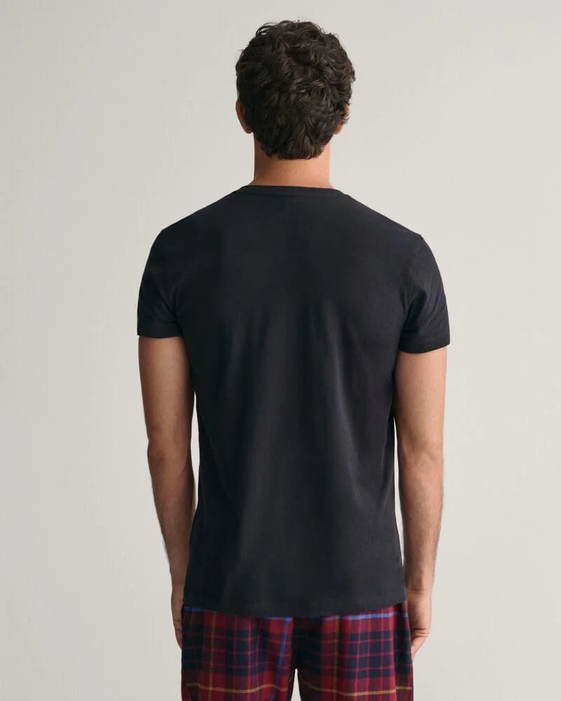 تی شرت های یقه هفت مردانه GANT، بسته 2 عددی