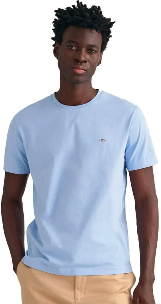 تی شرت مردانه مدل Shield فیت معمولی GANT 2003184-213