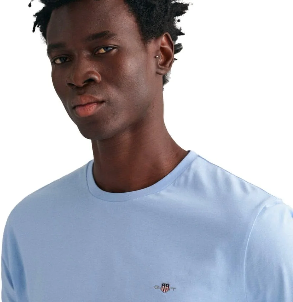 تی شرت مردانه مدل Shield فیت معمولی GANT 2003184-213