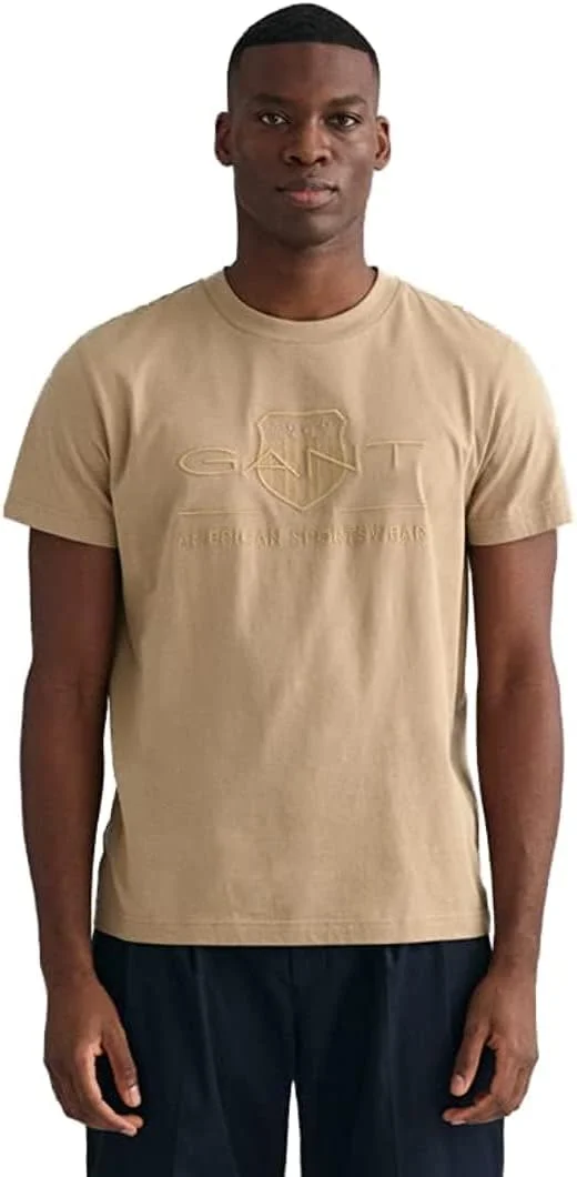 تی شرت مردانه GANT مدل 2003140-270 با لوگوی سپر آرشیو