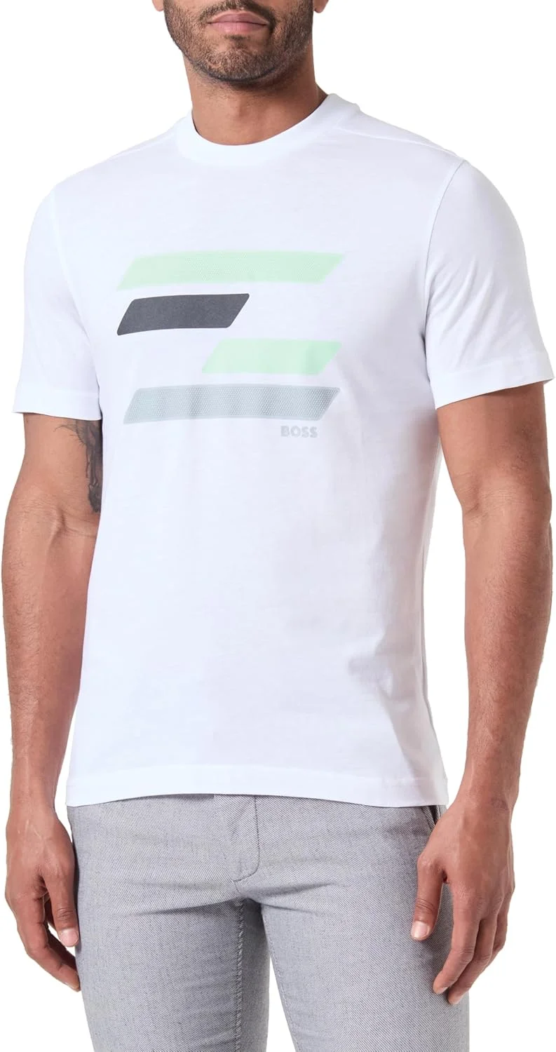 تی شرت یقه گرد مردانه با طرح فصلی