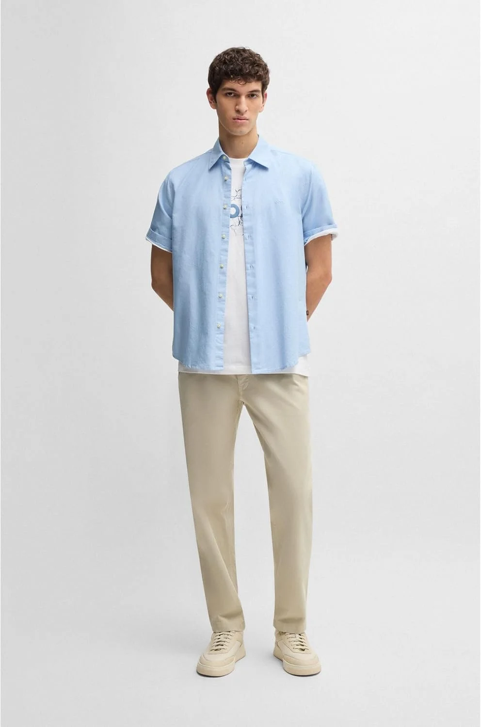 پیراهن مردانه BOSS مدل Rash_2_m 10260292 01 (بسته 1 عددی)