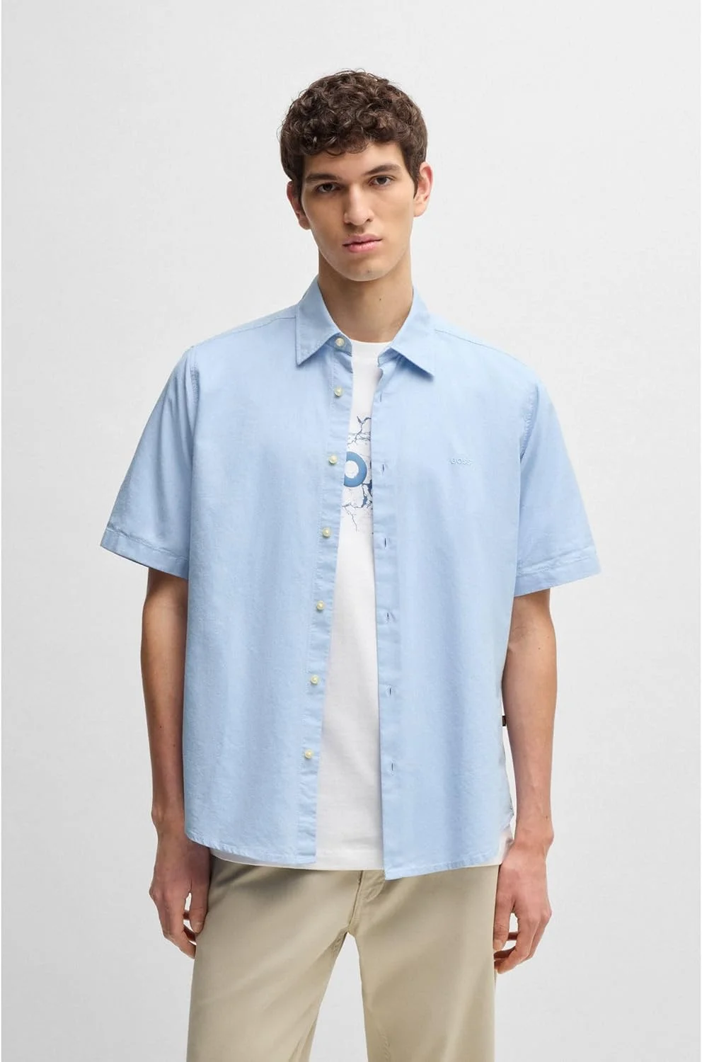 پیراهن مردانه BOSS مدل Rash_2_m 10260292 01 (بسته 1 عددی)